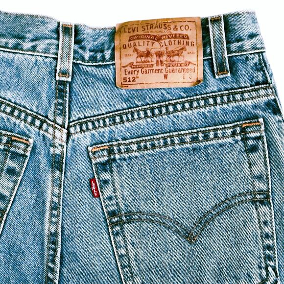 Vintage Levi’s 512 Slim Fit Tapered Leg Jeans Made in USA Women’s 9 Jr S - Picture 3 of 10